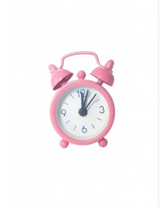 Mini alarm clock pink